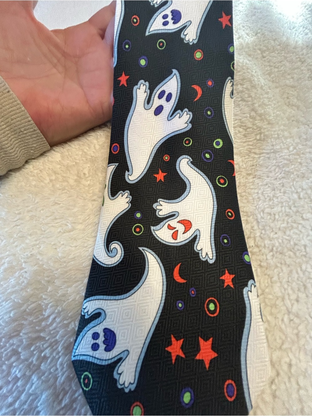 🎁3 for $30 - Ghosts Necktie